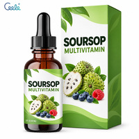 60 ml Gouttes liquides végétaliennes de corossol (Graviola) Formule végétale pure pour maintenir la fonction immunitaire chez l'adulte et l'apport nutritionnel quotidien