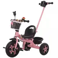 Mini Triciclo de 3 ruedas de plástico para niños, 6-18 meses, 1-8 años, para música, calidad fiable, venta directa de fábrica, 2022