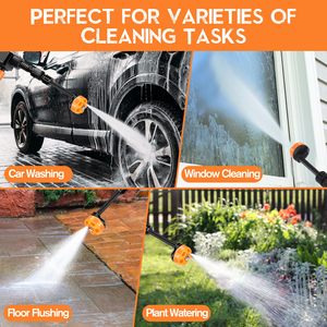 Hidrolavadora Automática Inalámbrica Portátil con Batería <span class=keywords><strong>de</strong></span> Litio y Alta Presión <span class=keywords><strong>de</strong></span> Latón para Lavado <span class=keywords><strong>de</strong></span> Autos y Suelos - Product Image 6