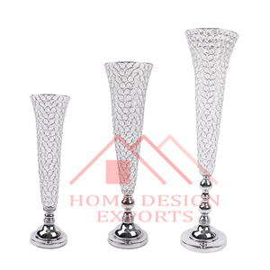 Aluminium Floor Centerpieces Vase for Wedding Decor Hot Selling Aluminium <b>Urn</b> Planter for Wedding Decor Unique Table Flower Vase - Product Image 6