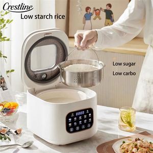 Olla Arrocera Inteligente de Alta Calidad de 3 Litros, Electrodoméstico Digital Multifunción con Pantalla Táctil, Control Táctil, Diseño Cuadrado de Plástico - Product Image 5
