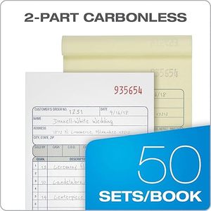 Carnet de factures personnalisé avec logo, <span class=keywords><strong>2</strong></span> feuillets, A5, copies autocopiantes, 8,3x5,5 pouces, papier autocopiant, carnet de reçus en carton, bon de commande A4 - Product Image 3