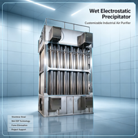 Nuevo Precipitador Electrostático Húmedo WESP, Unidad Industrial para Horno de Vidrio, Sistema de Captura de Partículas Condensables Submicrónicas