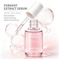 Sérum Ampoule Éclaircissant & Hydratant pour une Peau Rayonnante, à base d'Extrait de Ferment de Fructan, d'Arbutine et de Niacinamide