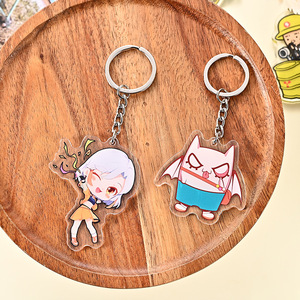Acrylic Cartoon <b>Keychain</b> <b>Anime</b> Character Pendant Gift For Kids And Collectors - Product Image 1