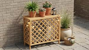 [BeNK] Housse de protection pour unité extérieure de climatiseur en bois FSC, fabriquée au Vietnam, haute qualité, prix d'usine - Product Image 2