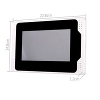 Sonnette d'interphone vidéo WiFi intelligente haute définition contrôlée à distance par un système de sécurité pour téléphone portable