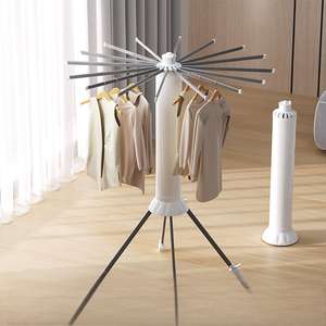 Séchoir à linge <span class=keywords><strong>pliable</strong></span> en forme de <span class=keywords><strong>parapluie</strong></span> de maison Séchoir à linge mobile multifonctionnel sur pied pour balcon - Product Image 6