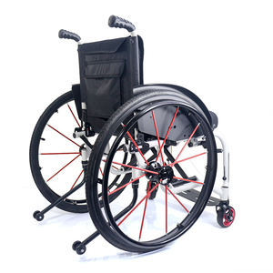 Fauteuil roulant ultraléger pliable, fauteuil roulant de voyage léger, fauteuil roulant de loisirs sportif à vendre - Product Image 4
