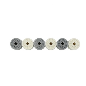 N ° 55982 Roue 18mm D. <span class=keywords><strong>X</strong></span> 14mm avec trou d'essieu Construction Ingénierie Blocs de construction Jouet - Product Image 6