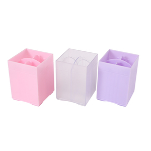 Colorful Square Nail Brush Pen Holder Desktop Organizer Container for Nail Art <b>Tool</b> <b>Storage</b> - Product Image 5