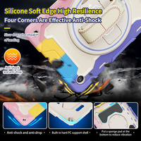 Pour Samsung Galaxy Tab A9 Plus 11 pouces X210 X215 étui en silicone défenseur avec bandoulière