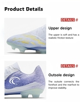 Chaussures de football en cuir personnalisables, légères, respirantes, pour l'entraînement en hiver et en été, pour hommes