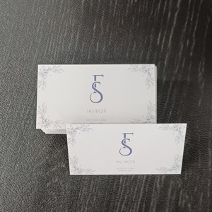 Tùy Chỉnh 50*90Mm Nghệ Thuật Và Ưa Thích Giấy Kinh Doanh Thẻ Thiết Kế Miễn Phí Letterpress In Ấn Cảm Ơn Bạn Gói Với Biểu Tượng Cá Nhân - Product Image 5