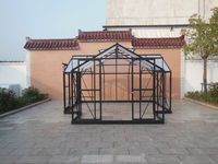 Porte battante Grande Orangerie Serre En Verre