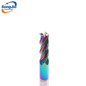 4mm 6mm 8mm 10mm 12mm 4 flautas DLC revestimiento <span class=keywords><strong>de</strong></span> carburo <span class=keywords><strong>de</strong></span> tungsteno fresa para aluminio - Product Image 5