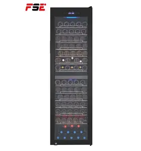 Wine 101 Bottles Best Large Wine Chiller 280L Dual Zone Wine Refrigerator Quiet Operation Wine Cooler Fridge