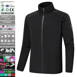 Chaqueta Polar de Invierno Cortavientos de Alta Calidad con Impresión Personalizada para Hombre, Chaqueta con Cremallera para Mujer - Product Image 1