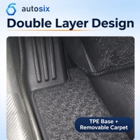 Tapis de sol de voiture personnalisés en TPE imperméables 4 pièces épaisseur 3,5 mm pour Zeekr 2025 2026 9x, tapis de coffre, accessoires intérieurs de luxe
