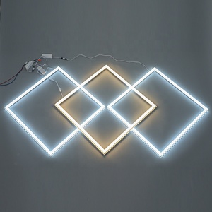 Lámpara de Panel <span class=keywords><strong>LED</strong></span> Lineal con Marco de 24W, 36W, 40W, 48W, <span class=keywords><strong>60X60</strong></span>, 595X595, Luz Lineal <span class=keywords><strong>LED</strong></span> - Product Image 1