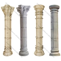 Moule de colonne en plastique de style européen, forme de pilier romain, moule carré pour colonnes en béton, moules pour piliers de maison, designs de colonnes