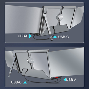 Hot bán 15 inch ba màn hình máy tính xách tay Extender IPS Hỗ trợ <span class=keywords><strong>MacBook</strong></span> một cáp cho màn hình Kép màn hình di động cho máy tính xách tay - Product Image 5