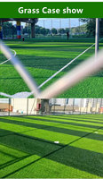 Gazon artificiel dense vert 40 mm, écologique et durable, pelouse synthétique pour terrain de football et jardin, hauteur de la tasse 60 mm