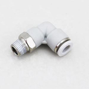 一触式<span class=keywords><strong>PL</strong></span>系列推入软管气动接头外螺纹塑料管黄铜配件 - Product Image 3