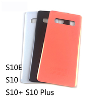 Remplacement du verre arrière pour Samsung Galaxy S10 Plus S10+ 6.4" S10 6.1" S10E 5G, coque de batterie, porte arrière, boîtier
