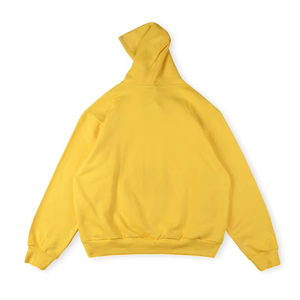 SAINT VANITY Felpa con Cappuccio Gialla con Patchwork, <span class=keywords><strong>Abbigliamento</strong></span> Maschile di Alta Qualità, Vendita all'Ingrosso - Product Image 2