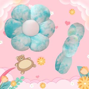 Blue Colorful Cute Plant <strong>Pillows</strong> Aesthetic Room Squishy Floor Cushion Decor for Teen Girls Sofa Bedroom Kids' Throw <strong>Pillows</strong> - Product Image 3