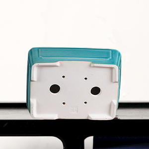 Maceta Rectangular de Cerámica para Bonsái, Maceta Verde Esmaltada Estilo Chino - Product Image 4