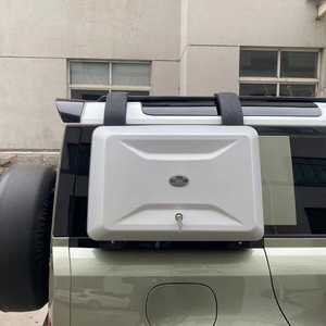 Caja de Techo para Land Rover, 300L-400L, Apertura Lateral Única, Montaje Trasero, Almacenamiento para Llanta de Repuesto, Plástico Verde - Product Image 1