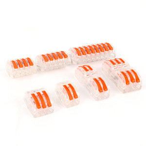 Wang Lin PCT-212 Transparent <b>Push</b> To Connect Terminal Block 2-4 Square Meter ABS <b>Lighting</b> Electronics Wiring - Product Image 1