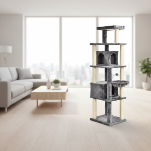 <span class=keywords><strong>Arbre</strong></span> <span class=keywords><strong>à</strong></span> <span class=keywords><strong>chat</strong></span> moderne de luxe XL, griffoir gris basique, <span class=keywords><strong>arbre</strong></span> <span class=keywords><strong>à</strong></span> <span class=keywords><strong>chat</strong></span> d'intérieur pour grimper, décoration d'intérieur pour grands chats adultes, sisal - Product Image 6