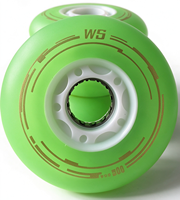 Roues de patins à roulettes LED clignotantes en PU 85A colorées à rebond élevé, résistantes à l'usure, pour freestyle et slalom, vente directe usine
