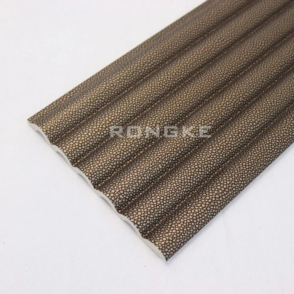 Rongke OEM Factory Price Waterproof White Panel External Wavy Wave Wall Wood Cladding Panels