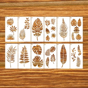 Nouveau design en feuille de palmier, <span class=keywords><strong>peinture</strong></span> en aérosol pour meubles en Mylar de 10 mil, pochoirs en plastique personnalisés pour la <span class=keywords><strong>peinture</strong></span> murale - Product Image 6