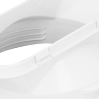 Accesorios de aire acondicionado móvil Boquilla plana 15-13cm Manguera de ventilación de plástico Tubo de escape Deflector de tubo de calor Multiusos
