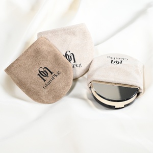 GLAMPKG Wholesale Luxury Custom Logo Packing Jewelry Storage Gift Makeup Cosmetic Velvet <b>Bag</b> Suede Pouch <b>Dust</b> <b>Bag</b> - Product Image 1