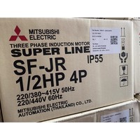 Moteur asynchrone monophasé Mitsubishi Electric SF-JR, cadre 80 mm, montage sur pied, type extérieur IP55