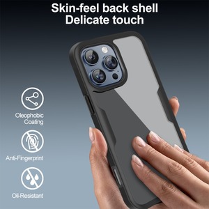 Coque de protection intégrale double face <span class=keywords><strong>360</strong></span> pour iPhone 17 <span class=keywords><strong>Air</strong></span> 16 15 14 13 12 11 17 Pro <span class=keywords><strong>Max</strong></span> Plus Xs, transparente avec protection d'écran - Product Image 5