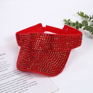 <b>Summer</b> Fashion and Trendy Brand Versatile Outdoor Open-top <b>Hats</b> with Rhinestones and No Top <b>Hats</b> Wholesale - Product Image 3