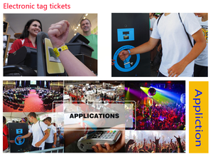 Braccialetto wrattband NFC all'ingrosso impermeabile termico Festival di carta Tyvek - Product Image 6