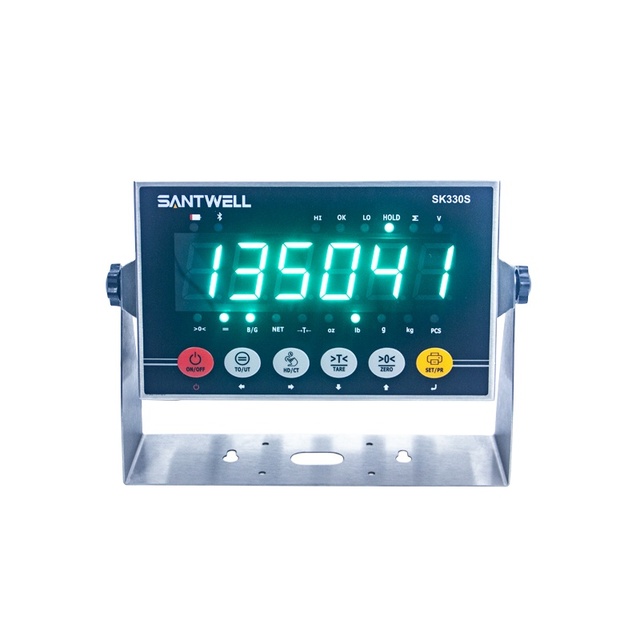 Santwell Stainless Steel Led Display High Precision Load Cell SK330s Digital Weight Indicator 1 Year Warranty for Weight Scales