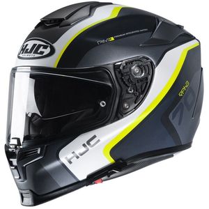 Casco Integrale Hjc Rpha 70 Bianco Giallo Nero XS in Fibra Composita per Moto - Product Image 1