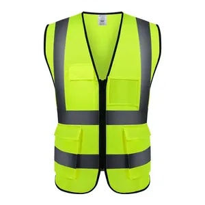 Gilet <span class=keywords><strong>di</strong></span> <span class=keywords><strong>Sicurezza</strong></span> Riflettente in PVC Personalizzabile con Logo, Fluorescente, Impermeabile, per Strada e <span class=keywords><strong>Lavoro</strong></span>, Prodotto in Cina - Product Image 1