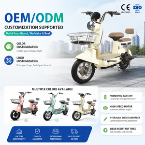 Nouveaux produits Offre Spéciale mini vélo électrique 2 roues 2 places vélo électrique bon marché cyclomoteur électrique avec pédale - Product Image 2