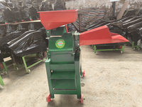Broyeur de paille ASL, hacheuse de tiges, déchiqueteuse de tiges, machine 3t/h 220V/380V pour la fabrication de litière animale, compost, moulin à broyer le foin