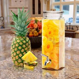 2.3L 80 oz طويل القامة جرة زجاجية شرب موزع حنفية و غطاء زجاجي - Product Image 2